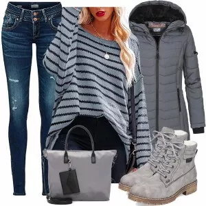 Winter Outfits Warm Kombination für den Winter