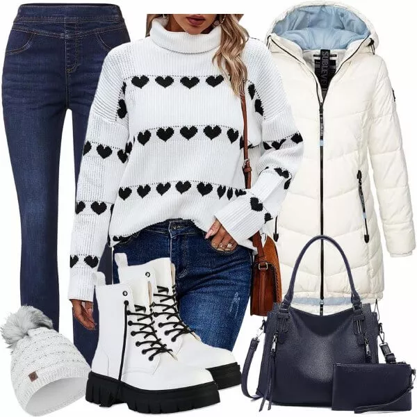 Winter Outfits Stylische Warm Outfit