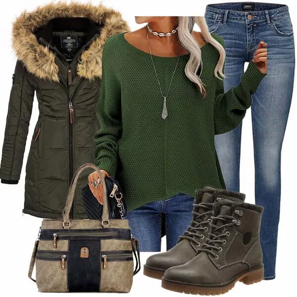 Winter Outfits Stylisches Outfit für Frauen