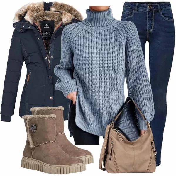 Winter Outfits Stylische Warm Outfit