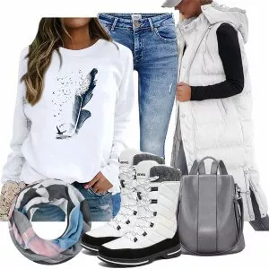 Winter Outfits Winterliches Freizeitoutfit