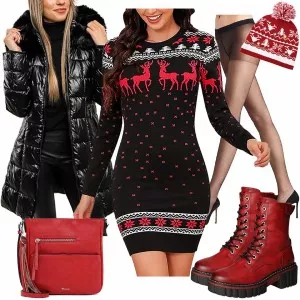 Winter Outfits Festliches Outfit für Damen
