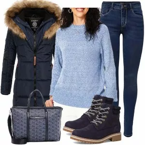 Winter Outfits Warm Kombination für den Winter