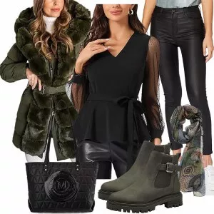 Winter Outfits Auffälliger Look für den Winter