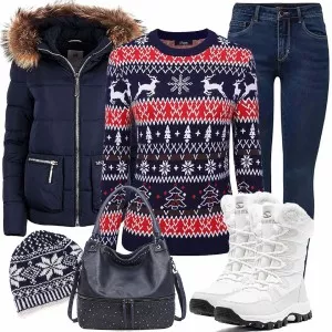 Winter Outfits Festliches Outfit für Damen