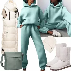 Winter Outfits Coller Look für den Freizeit