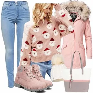 Winter Outfits Warm Kombination für den Winter