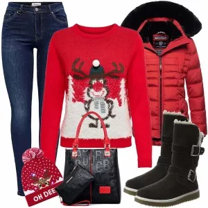 Winter Outfits Warm Kombination für den Winter