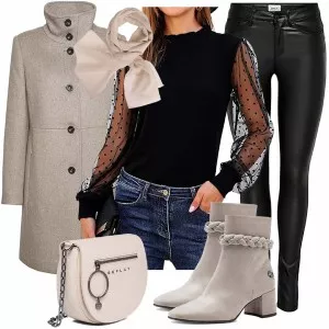 Winter Outfits Auffälliger Look