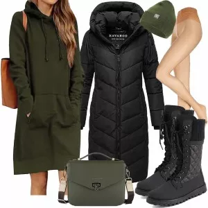 Winter Outfits Winterliches Freizeitoutfit