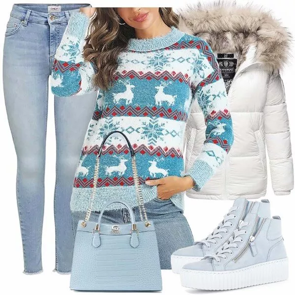 Winter Outfits Perfektes Frauen Outfit