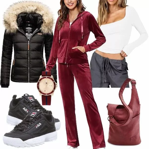 Winter Outfits Alltags Outfit für den Winter