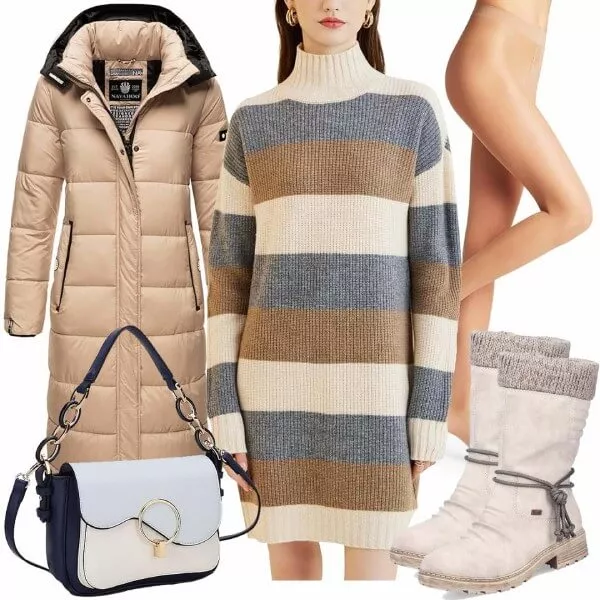 Winter Outfits Warm Kombination für den Winter