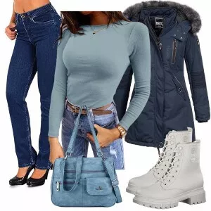 Winter Outfits Alltags Outfit für den Winter