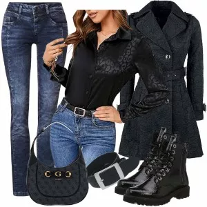Winter Outfits Outfit für Elegantes Damen