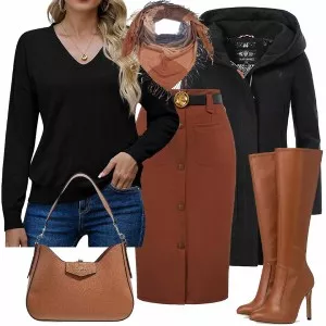 Winter Outfits Coller Look für den Winter