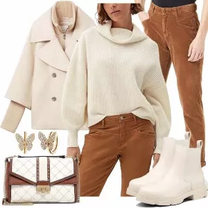 Winter Outfits Moderner winter-look outfit
