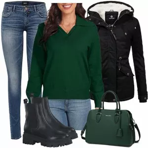 Winter Outfits Outfit für den Modische Damen
