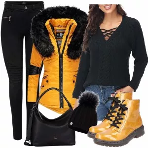Winter Outfits Coller Look für den Winter