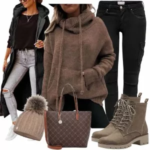 Winter Outfits Komplette Outfit für Damen