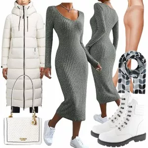 Winter Outfits Stylische Frauen Outfit