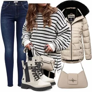Winter Outfits Stylische Frauen Outfit