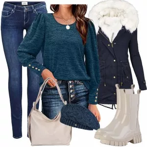 Winter Outfits Komplette Outfit für Damen