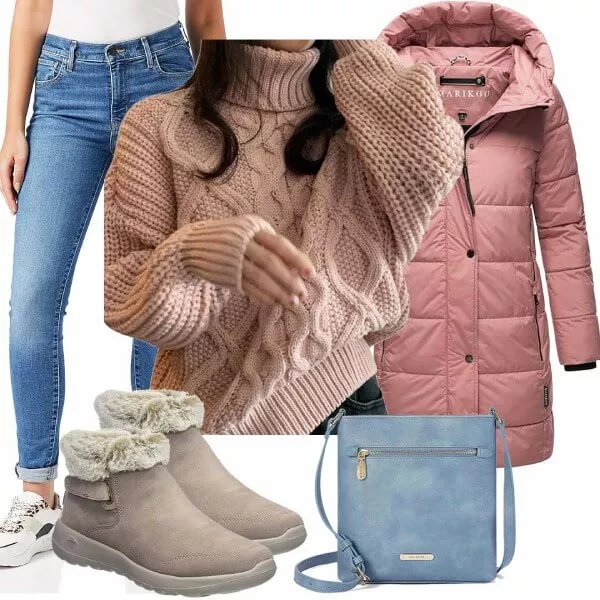 Winter Outfits Alltags Outfit für den Winter