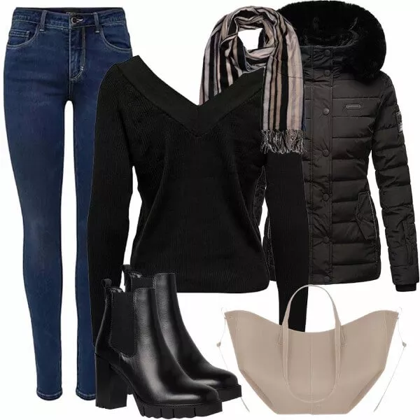 Winter Outfits Stylische Frauen Outfit