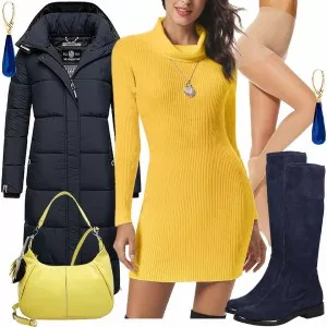 Winter Outfits Moderner winter-look outfit