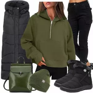 Winter Outfits Alltags Outfit für den Winter