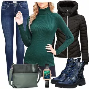 Winter Outfits Coller Look für den Winter