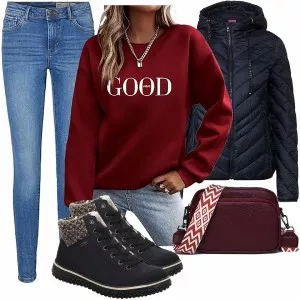 Winter Outfits Komplette Outfit für Damen