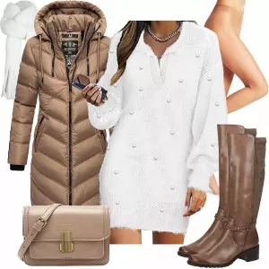 Winter Outfits Coller Look für den Winter