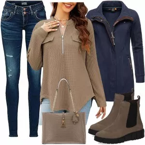 Winter Outfits Stylische Winter Kombination