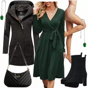 Winter Outfits Auffälliger Look für den Winter