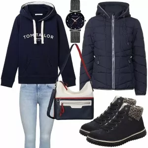 Winter Outfits Moderner winter-look outfit