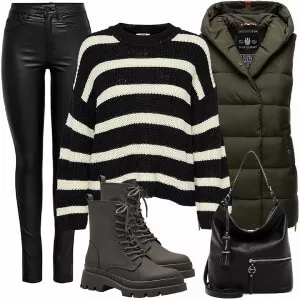 Winter Outfits Modischer Look für den Winter