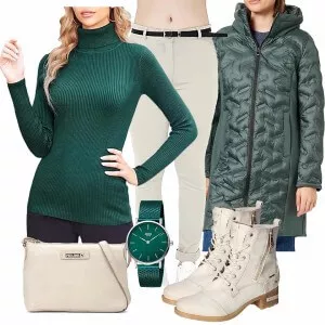 Winter Outfits Coller Look für den Winter
