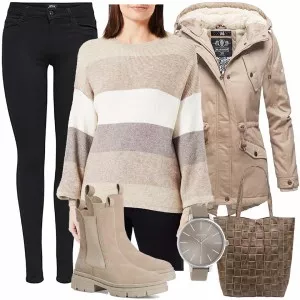 Winter Outfits Stylischer Look Für Den Winter