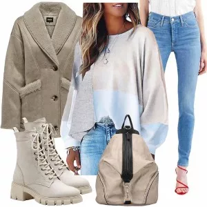 Winter Outfits Auffälliger Winter Look