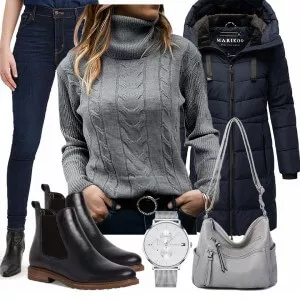 Winter Outfits Damen Komplette Outfit