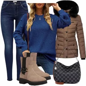Winter Outfits Coller Look für den Winter