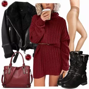 Winter Outfits Modischer Look für den Winter