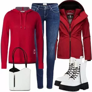 Winter Outfits Auffälliger Winter Outfit