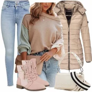 Winter Outfits Moderner winter-look outfit