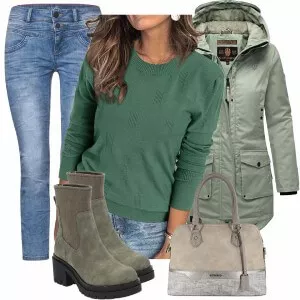 Winter Outfits Coller Look für den Winter
