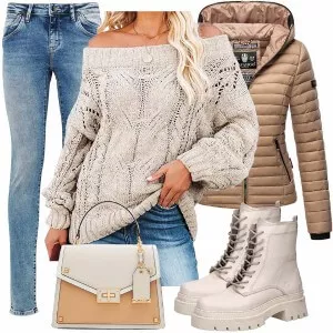 Winter Outfits Stylische Frauen Outfit