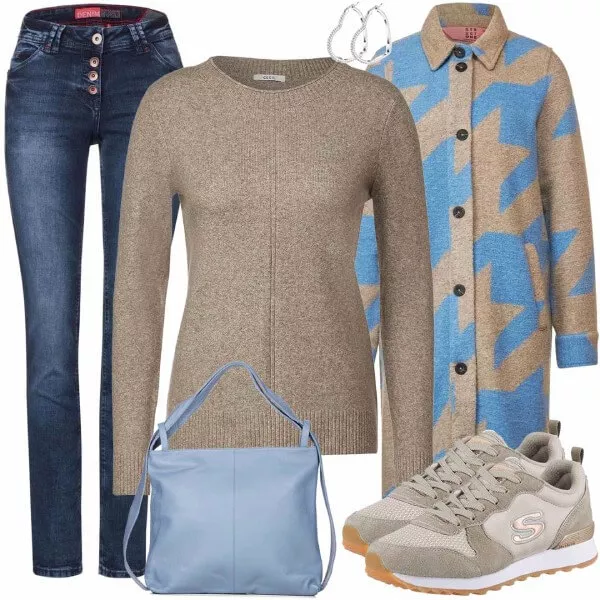 Frühlings Outfits Stylische Frauen Outfit