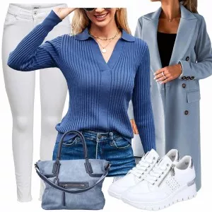 Frühlings Outfits Coller Look für den Freizeit